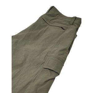 Orvis Cargo Hiking‎ Shorts Size 32 Green 7 Pockets Moisture Wicking